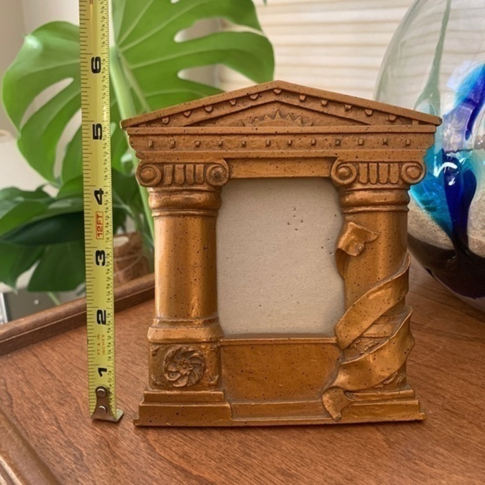 Ancient Greek Gold Columns Photo Frame.